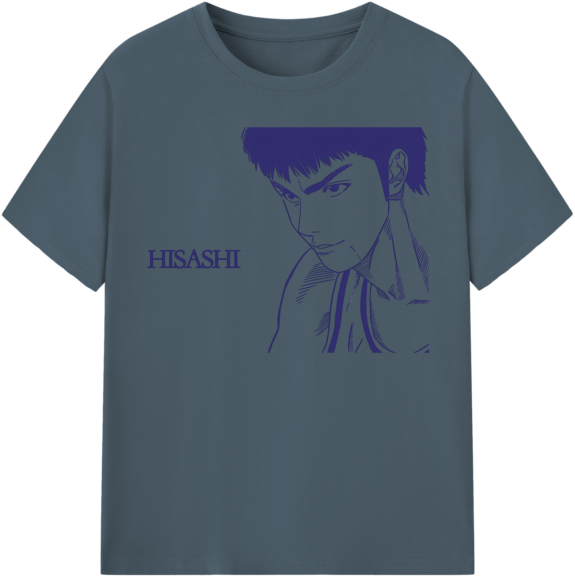 SLAM DUNK／スラムダンク 綿100％半袖Tシャツ（フロントプリント）